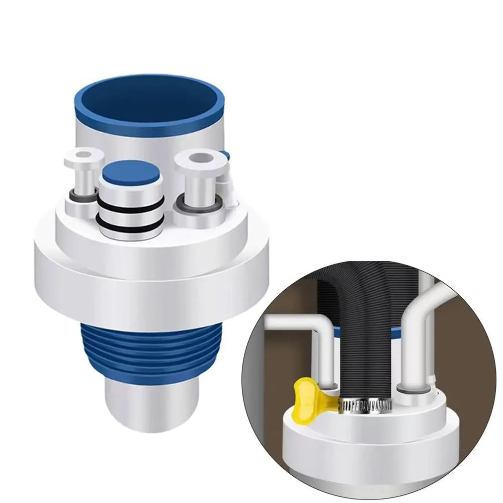 Multifunctional Kitchen Basin Sewer Branch Sink Drain Pipe Adapter Anti Odor Dishwasher Water Pipe Connector Kitchen Accessories