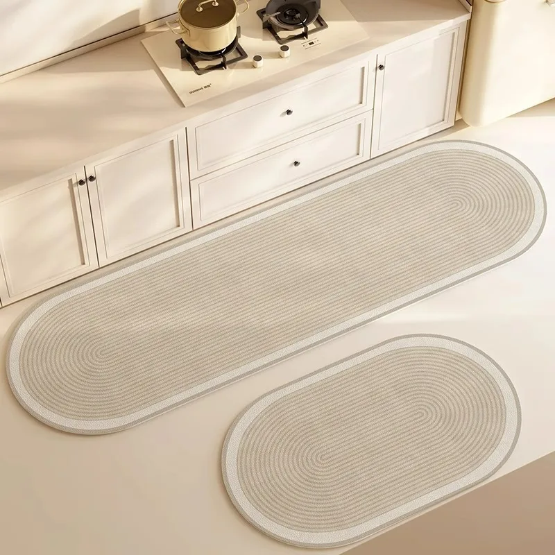 Kitchen Floor Mats PVC Leather Anti-fouling Oil-proof Rugs Waterproof Impermeable Dirty Resistant Balcony Carpets Ковер Tapis 러그