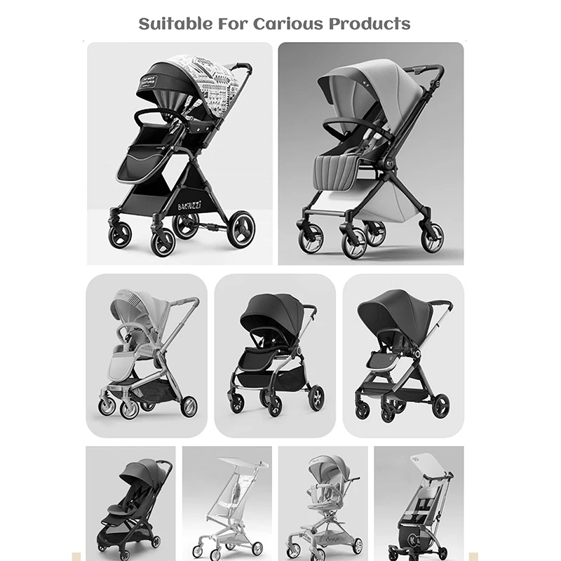Herbst- und Winter-Wärmekissen für Baby-Kinderwagen, verdickte Baumwollkissen für Kinderwagen, universell für alle Jahreszeiten. – Detail 9
