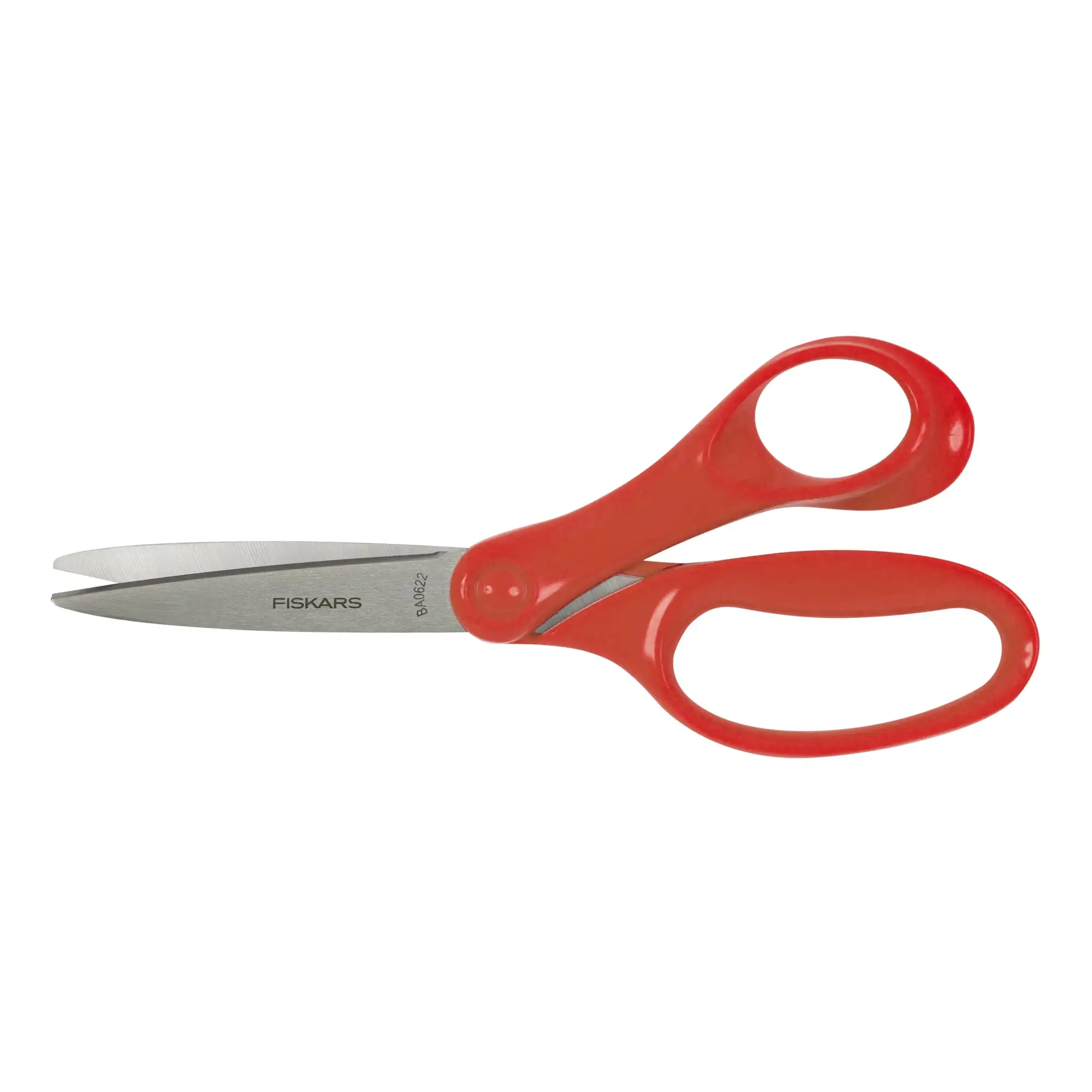 (6 عبوات) مقص للطلاب، 7 بوصات، مدبب، مستلزمات مدرسية للأطفال من سن 12 عامًا وكبار السن، أحمر