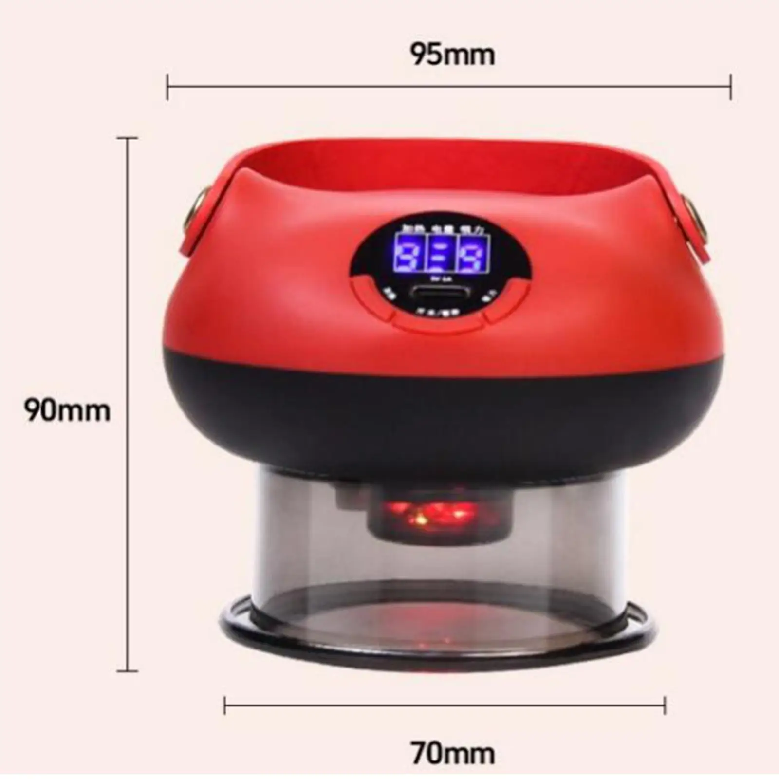 أداة كشط آلة الحجامة الفراغية، جهاز تدليك غوا شا الكهربائي ذو 9 مستويات