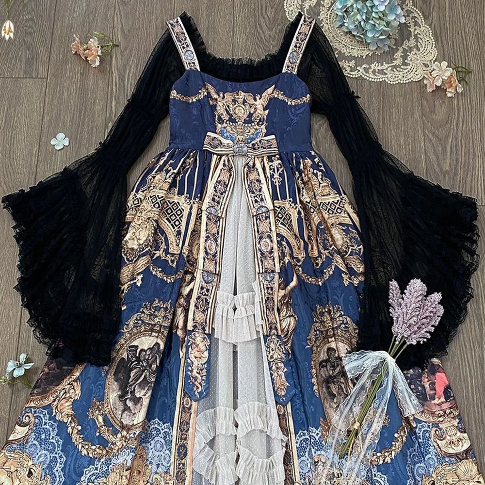 

Cloris, mesh, with lolita inside the sleeve. womens tops and blouses blusas mujer de moda 2025 verano elegantes