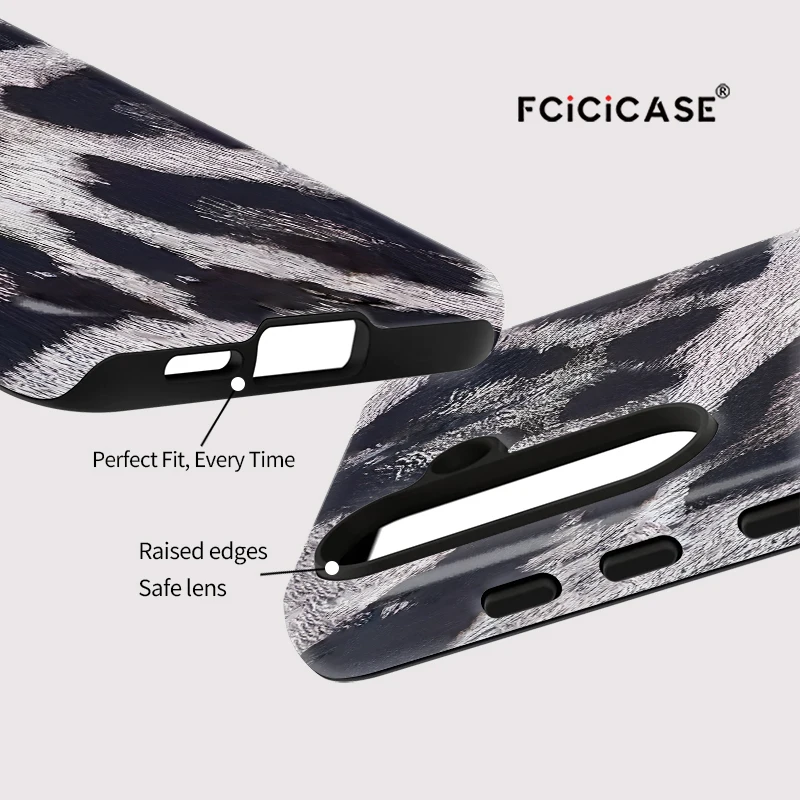Fcicicaseเคสโทรศัพท์สําหรับSamsung Galaxy A26 5G A56 56 ซิลิโคนนุ่มสัตว์ผิวรูปแบบสําหรับSamsung A16 A36 Matte Capa