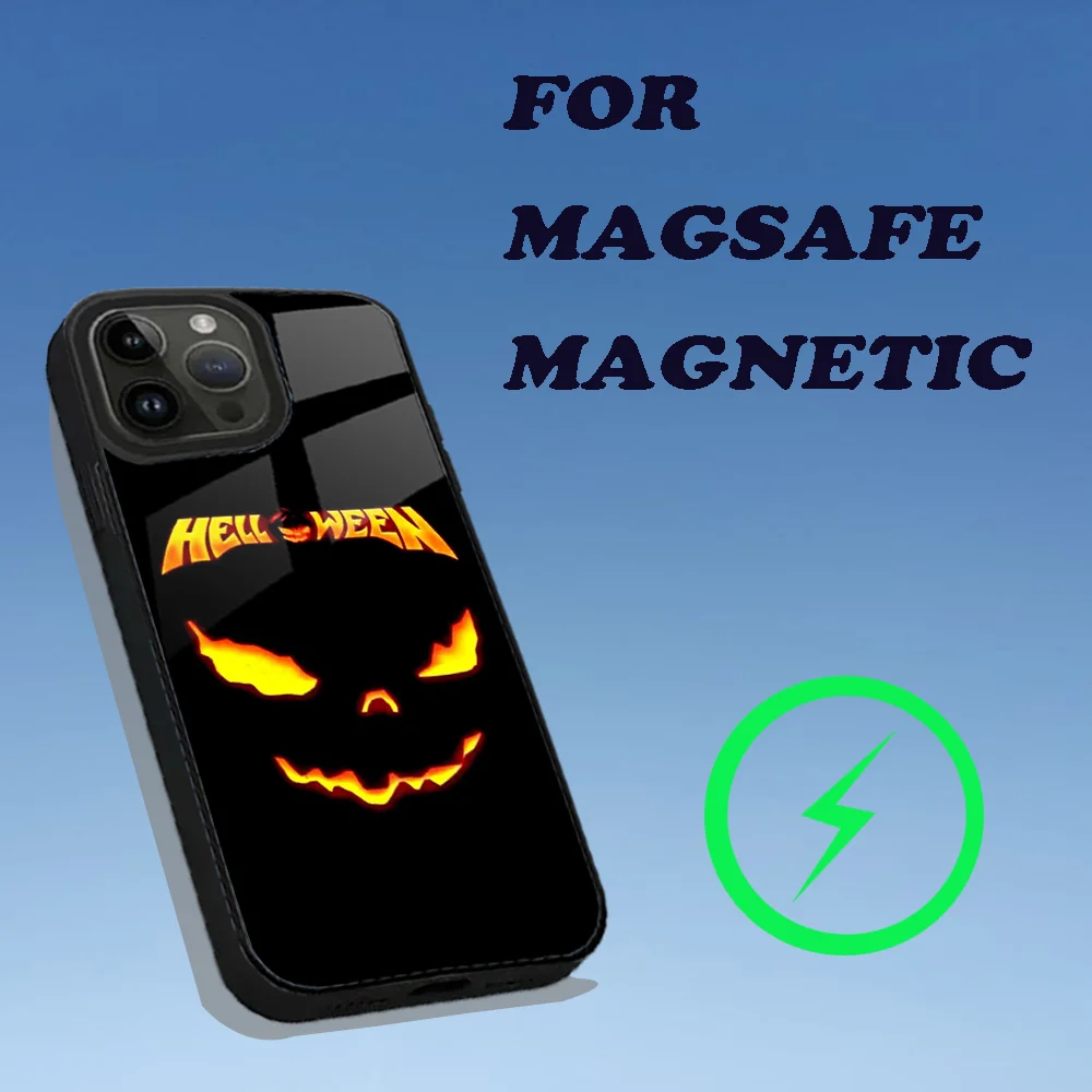 Band H-Helloween Phone Case For iPhone 16,15,14,13,12,11,Plus,Pro,Max Mini Magsafe Magnetic Wireless Charging