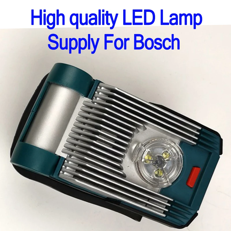 For Bosch 14.4V 18V Li-ion Battery BAT614 BAT618 Power Supply LED Work Lamp Lights Flashlights Electric Torch Spotlight hotsell