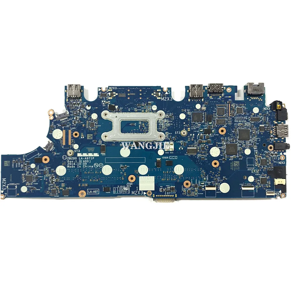 Refurbished ZBZ00 LA-A971P Notebook For DELL Latitude E7250 7250 Laptop Motherboard CN-02PVP8 02PVP8 2PVP8 With I3-5010U CPU