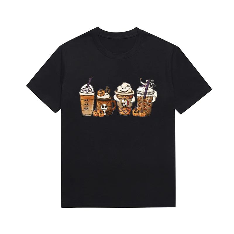 Fun Hot Cocoa  Printing Graphic Tee Fashion Unisex Top Custom T Shirt Christmas Aesthetic Clothing