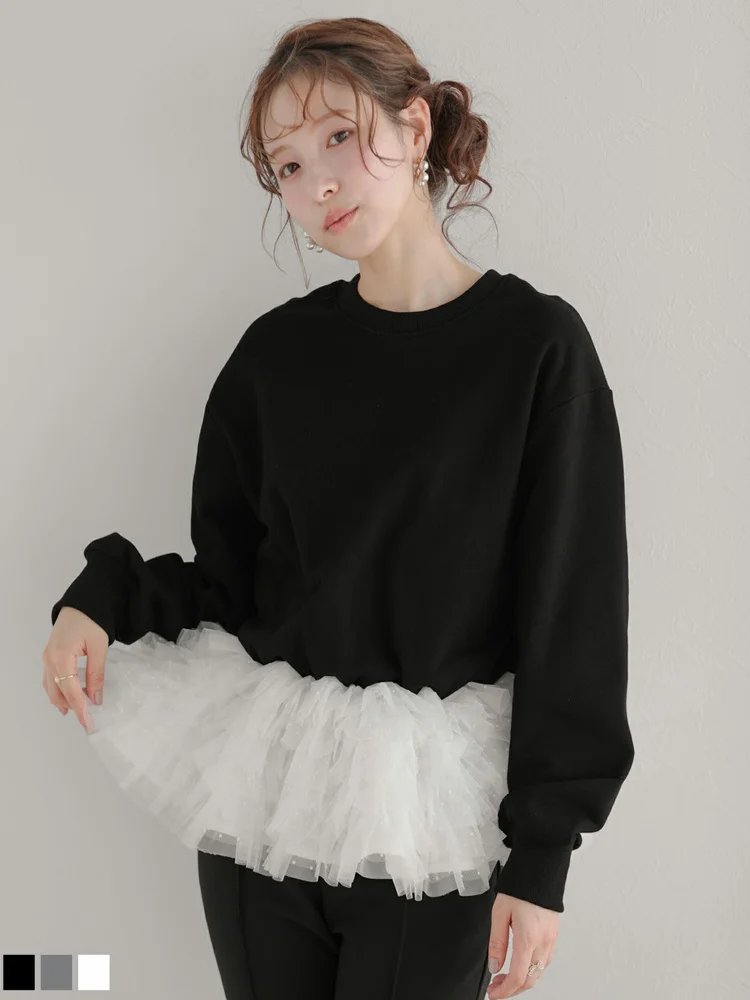 Felpa di fascia alta Color Me Splice Top casual ampio da donna Faionable giovanile autunnale dimagrante