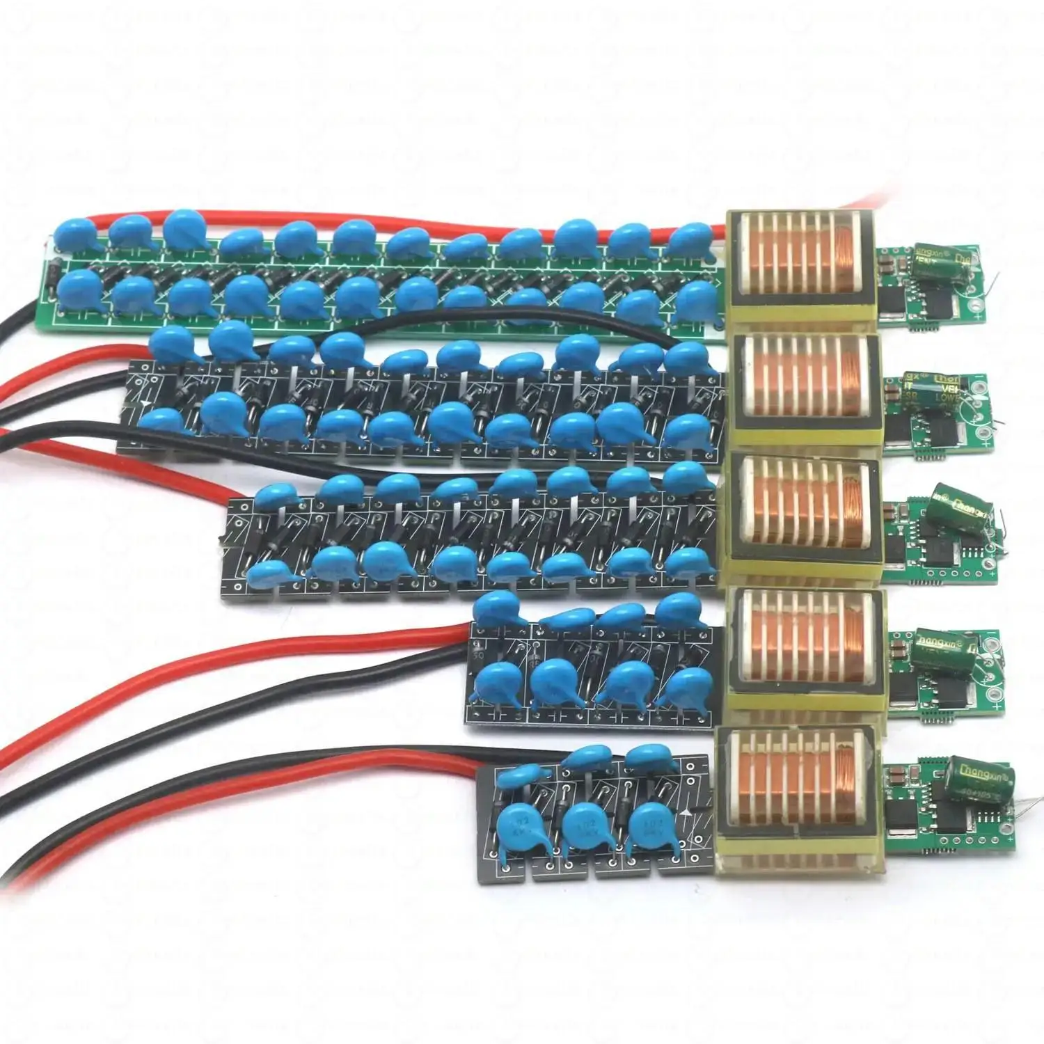 الجهد العالي العاكس تيار مستمر 5 فولت-12 فولت دفعة ، 1 kv-20 كيلو فولت ، قابل للتعديل قوس نبضي وقت طويل مولد كهرباء