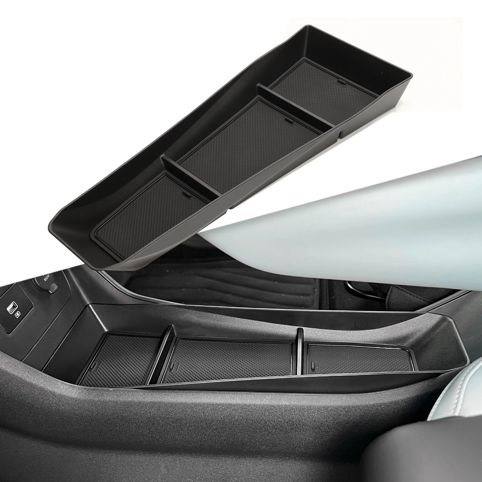

For BYD SEAGULL/BYD DOLPHIN Mini/DOLPHIN Surf Car Central Lower Layer Storage Box Center Console Stowing Tidying Accessories