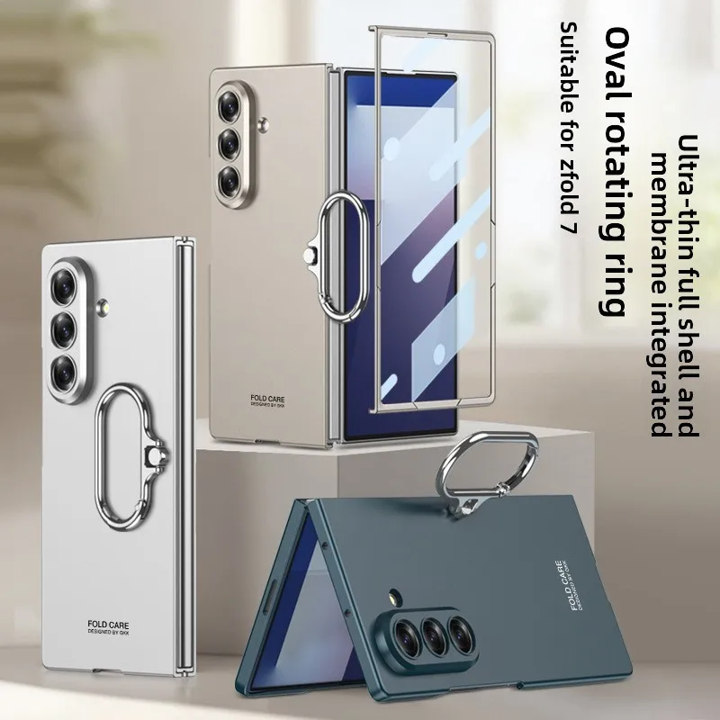 

Suitable for Samsung Galaxy Z Fold 7 folding mobile phone case oval bracket