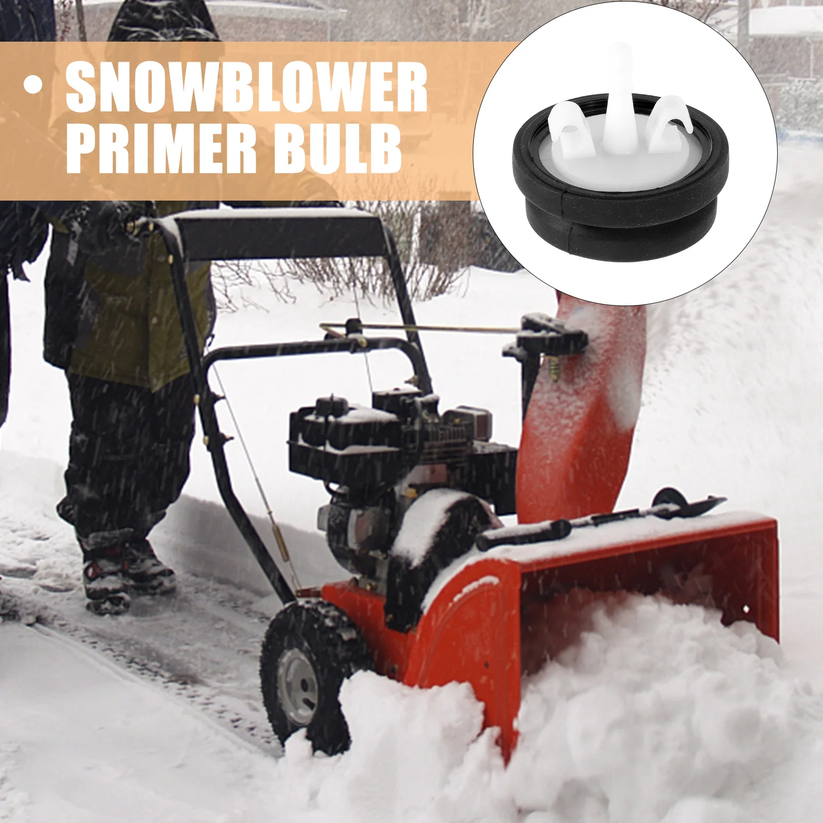 

5Pcs Primer Bulbs Durable Rubber Replacement Parts for Snow Blower Essential Supplies 66-7460 Snow Blower Parts
