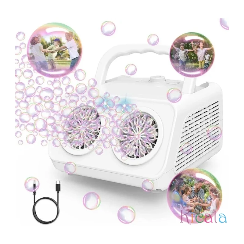 Automatische bellenmachine Professionele bellen voor kinderen Maker 2 modi 26 gaten Draagbare elektrische bellenblazer Speelgoed voor feesten