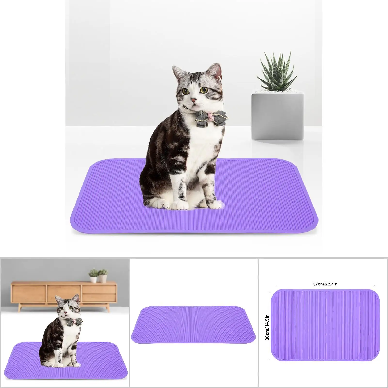 Rubber Pets Mat For Pet Grooming Bathing Training Table Cat Dog Supplies Outdoor Entrance Door Summer Mats