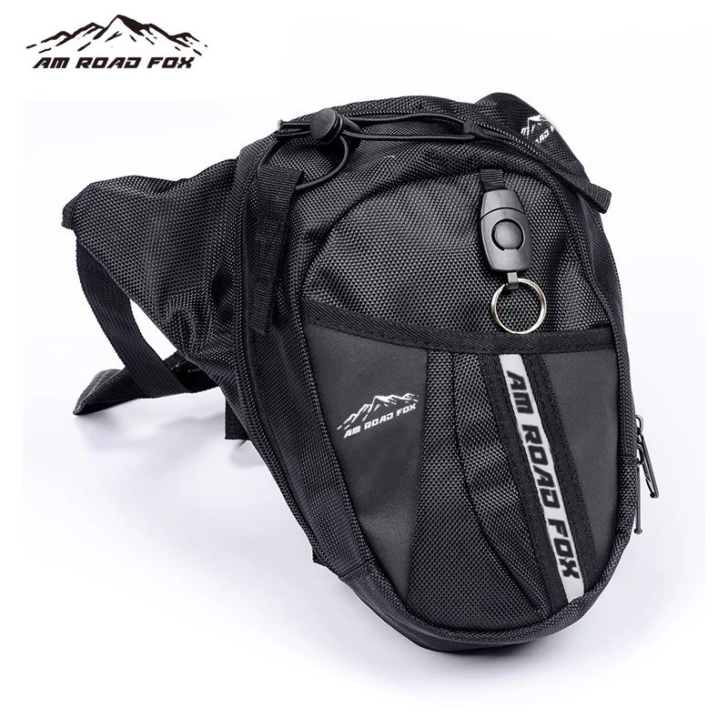 Marsupio casual da esterno Marsupio Zaino da moto e motociclista Borsa da moto multifunzione con gamba a goccia Zaino da moto Oxford