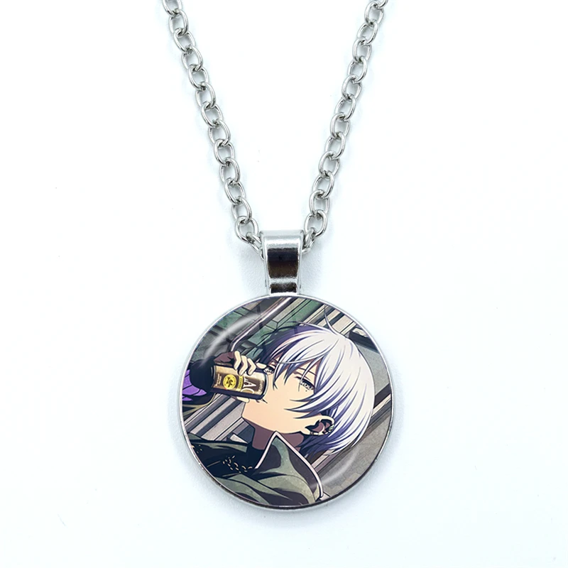 Project SEKAI Anime Aoyagi Toya Vivid BAD SQUAD Glass Pendant Charm Necklace Jewelry Fans Gift