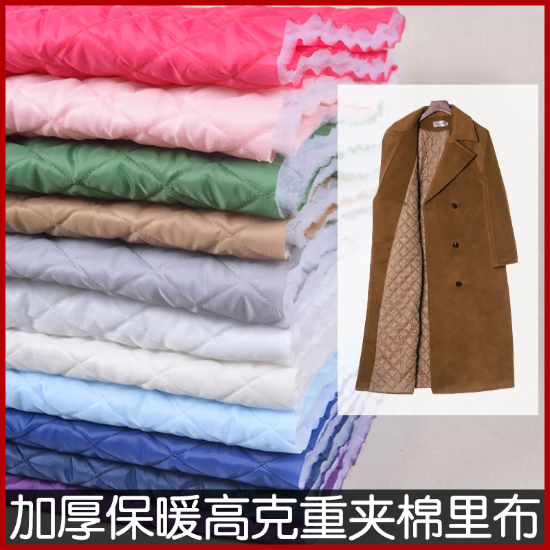 Thickening Quilted Interlinings Lining Cotton Fabric For Autumn&winter Coat Lining cotton-padded Jacket Chair Cushion Handmade