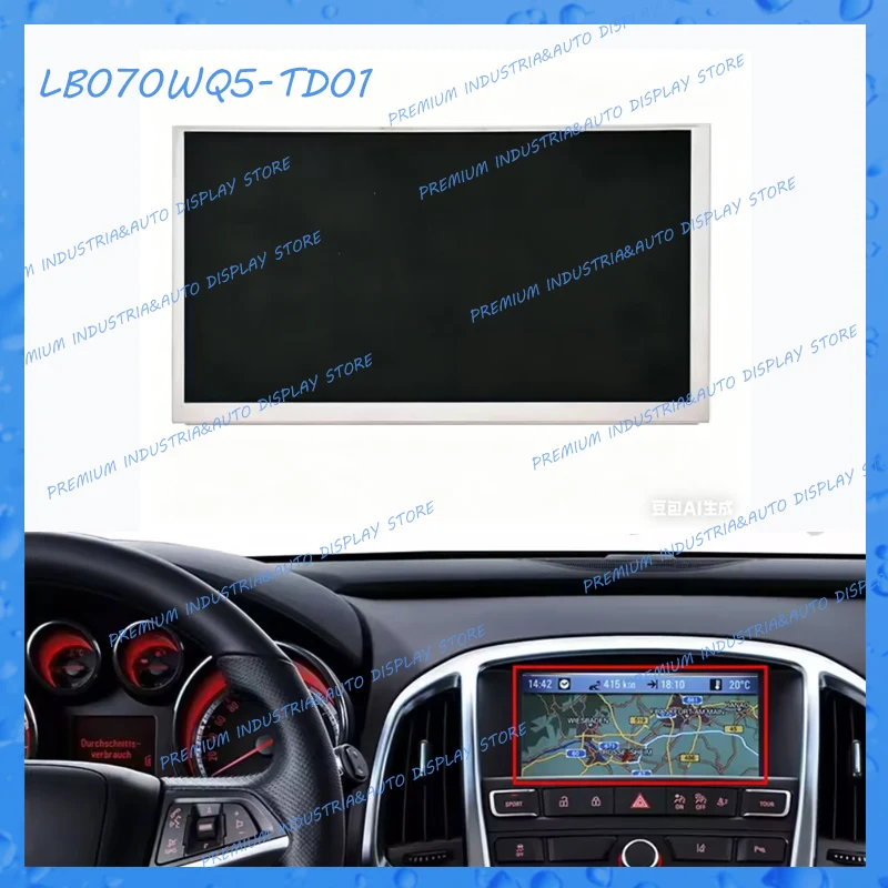 

7-дюймовый ЖК-дисплей LB070WQ5 LB070WQ5-TD01 LB070WQ5(TD)(01) для навигационного экрана Opel Vauxhall Regal