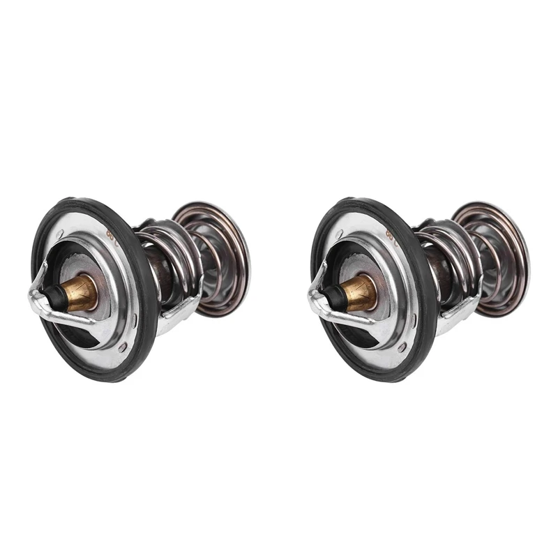 2X Engine Thermostat Fit For Chevrolet Express Sierra GMC 5.3L 6.0L Cadillac Replace 131160 89018168