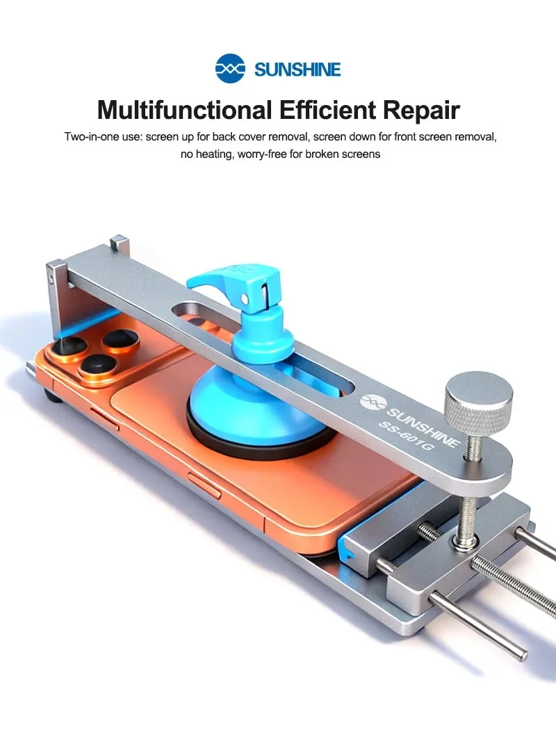 

НОВЫЙ SUNSHINE SS-601G сепаратор ЖК-экрана мобильного телефона без подогрева для IPX-17Pro Max Android приспособление для разделения экрана