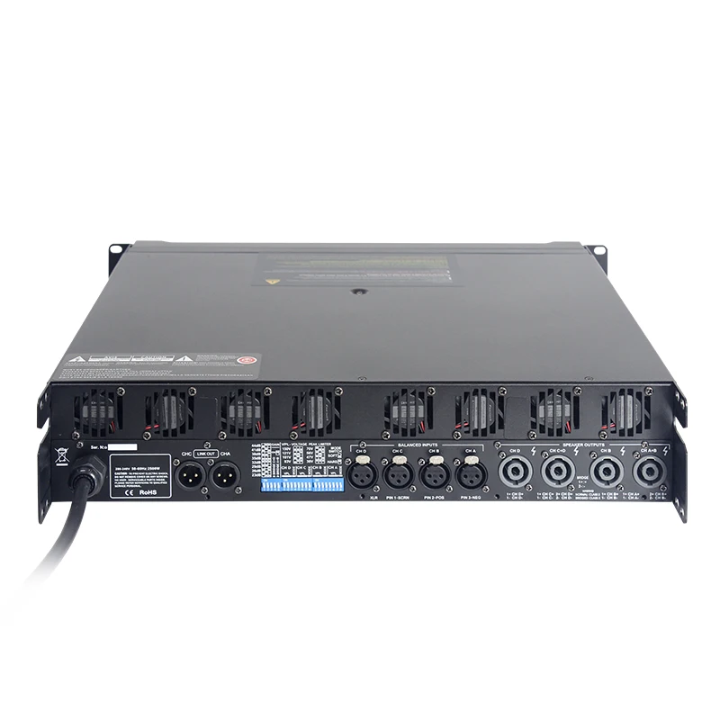 10000Q Heavy Duty IC Amplifier Circuit Amplifier Sinbosen 1 Unit 4 Channel Switching Power Amplifier