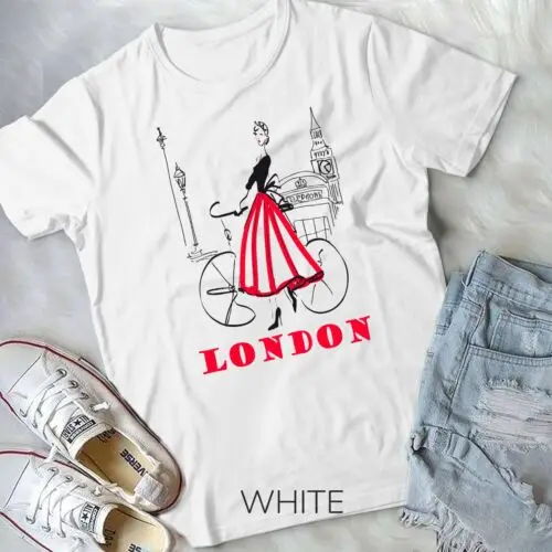 London T-Shirt - Woman - Big Ben shirt - Bicycle Tshirt Unisex T-shirt