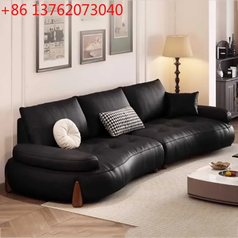 

Relax Simple Black Sofas Living Room Unique Floor Modern Choice Sofa Lazy Hotel European Wohnzimmer Sofas Home Furniture