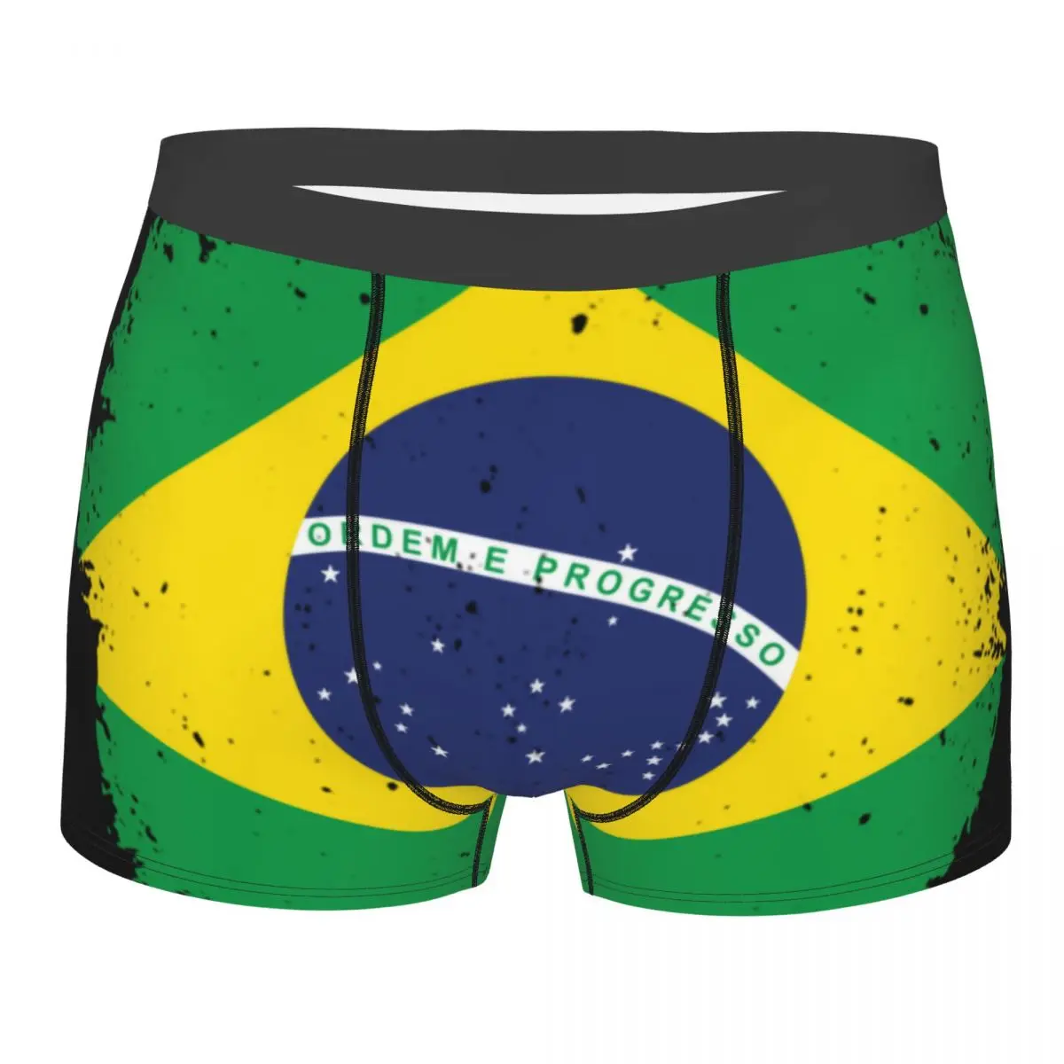 

Мужские дышащие трусы-боксеры с флагом Бразилии