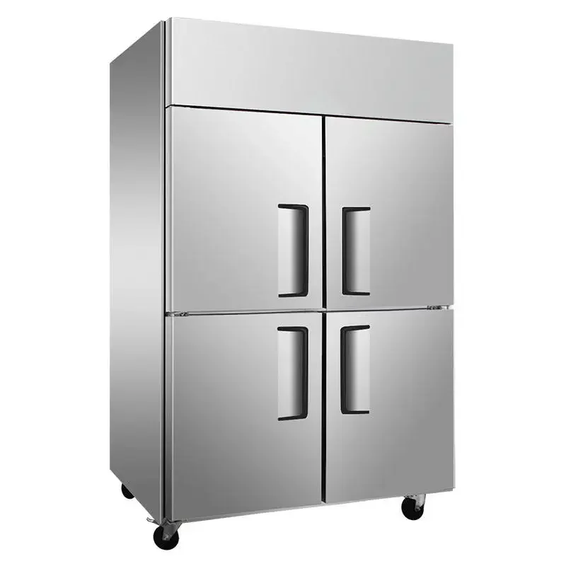 

Air-cooled Vertical Commercial Refrigerator Kitchen Refrigeration Freezer Freezer Refrigeration Equipment Stainless Steel CB Ce