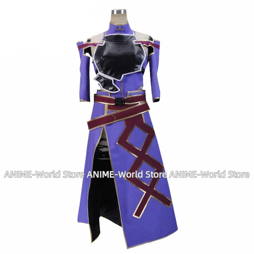 Disfraz de Cosplay de Anime Konno Yuuki, ropa de carnaval, Halloween, Navidad, tamaño personalizado, peluca de cualquier tamaño, zapatos DJSY