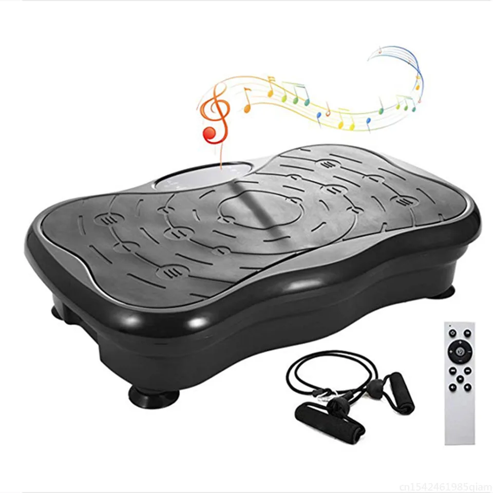 Exercise Fitness Slim Vibration Machine Trainer Plate Platform Body Shaper  with Resistance Bands for Home 200KG 110/220V - AliExpress 18