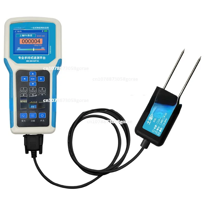  EC Conductivity Temperature Moisture PH Sensor 7 In 1 Digital Soil PH Probe Meter Tester