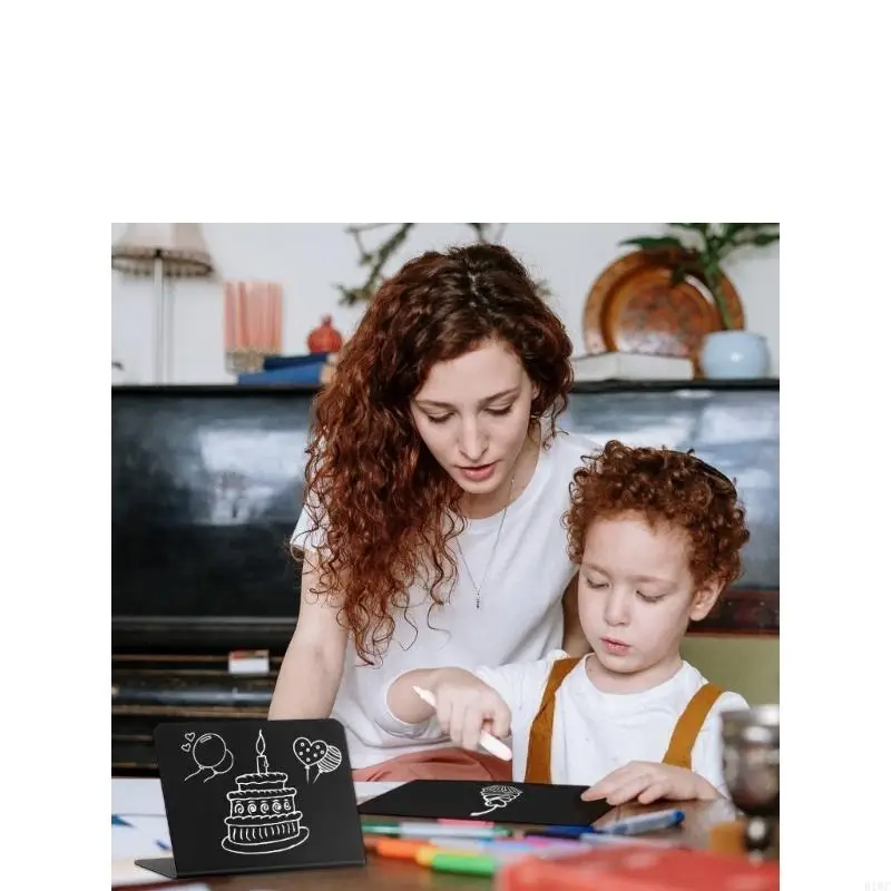 10/20 PCS علامات السبورة الصغيرة مع ملصقات Pen Labels علامات لوحات Blackoards قابلة للكتابة لعيد ميلاد الزفاف #1