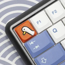 Big Goose Resin Artisan Keycap Low Profile Keycap for Low Profile MX Stem Mechanical Keyboard Handmade Novlty Keycap