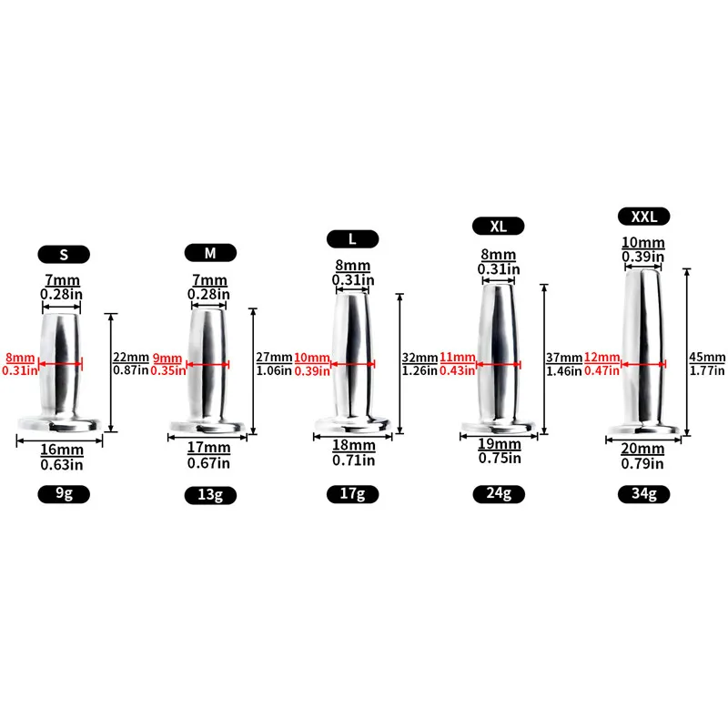 Dilatador uretral para masaje de ojos de caballo de 5 tamaños, conjunto para hombres, tapón para pene de acero inoxidable, juguetes sexuales, catéter de masturbación para hombre, dilatador para pene