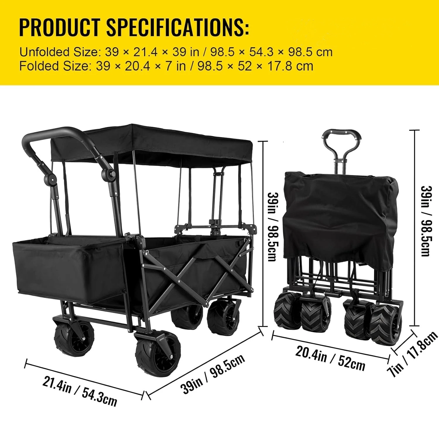 2024 New Arrival Factory Wholesale Outdoor Wagon Wózek dla dzieci Piknik Plaża Camping Wagon