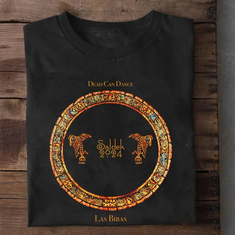 

Dead Can Dance Las Bibas Saldek 2024, черная футболка всех размеров ZZ09