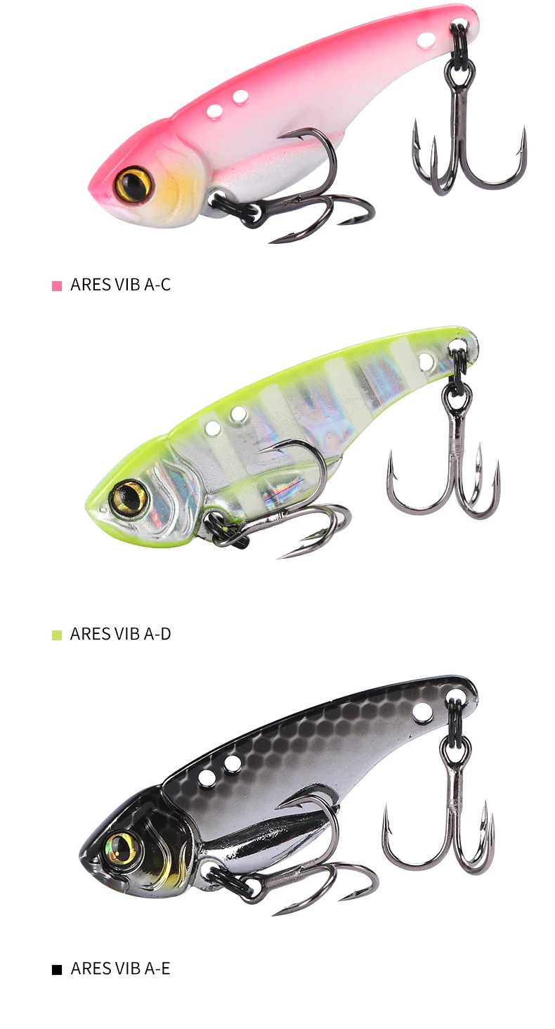 TSURINOYA Metall VIB Harter Angelköder ARES-A Sinkendes Wasser Eis Jig Köder Wobbler 5g 7g 10g 15g Winter Vibration Jigging Swimbait – Detail 20