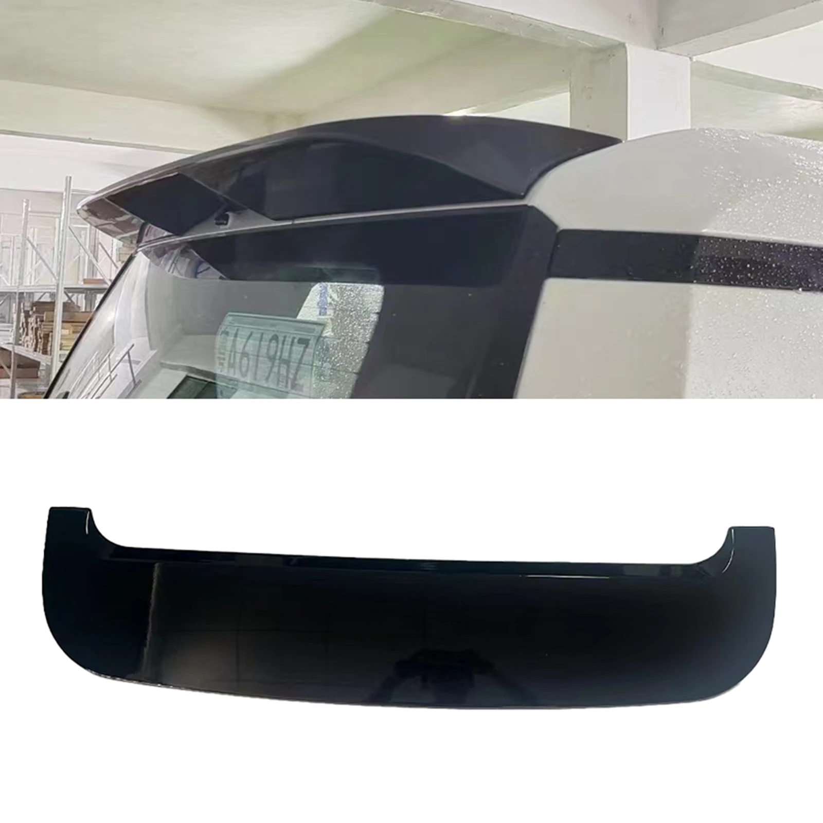 

Rear Trunk Roof Spoiler Wing For Toyota Prado 2024-2025 Gloss Black Tail Tailgate Upper Splitter Lip