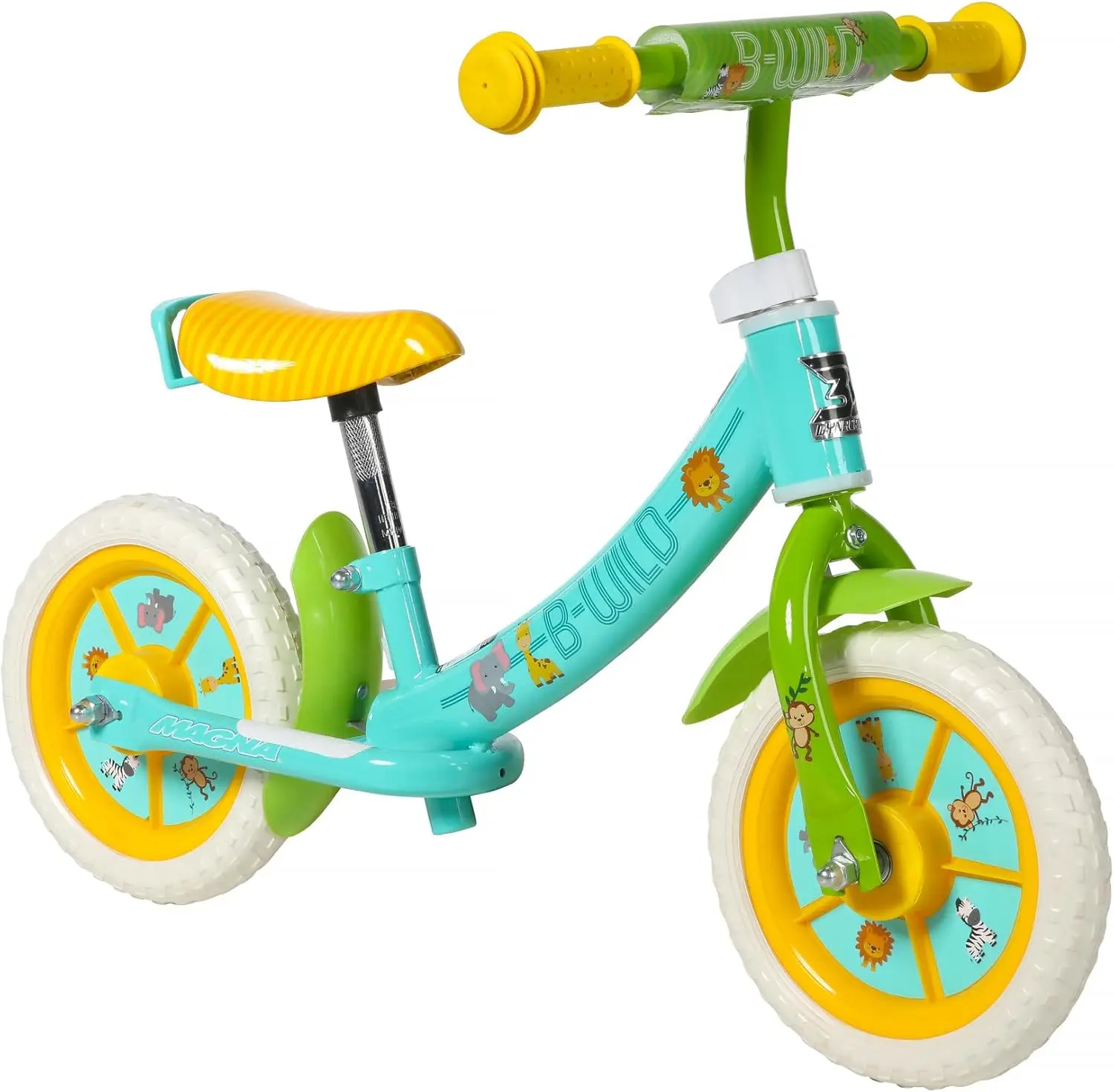 Magna B-Wild Balance Fiets Voor Kinderen Ideaal Voor Peuters, Lichtgewicht En Duurzaam, Leuk En Kleurrijk Ontwerp, Perfect Voor Het Leren Van Ba