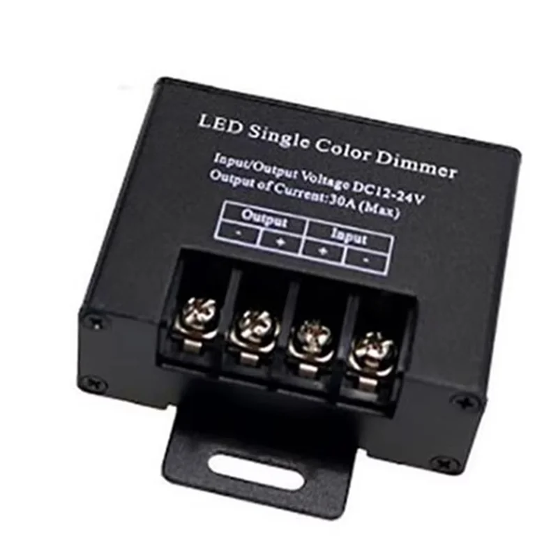 ABSQ-11 LED 単色調光器用キーリモコン - LED ストリップ用 DC12V-24V 用ワイヤレス輝度調整可能スイッチ