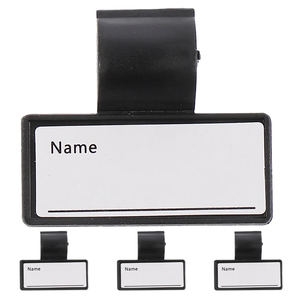 4pcs Doctor Name Tags Doctor Name Id Tags Clip With Writable Surface For Doctor Veterinarians Paramedics Med Students Nurses