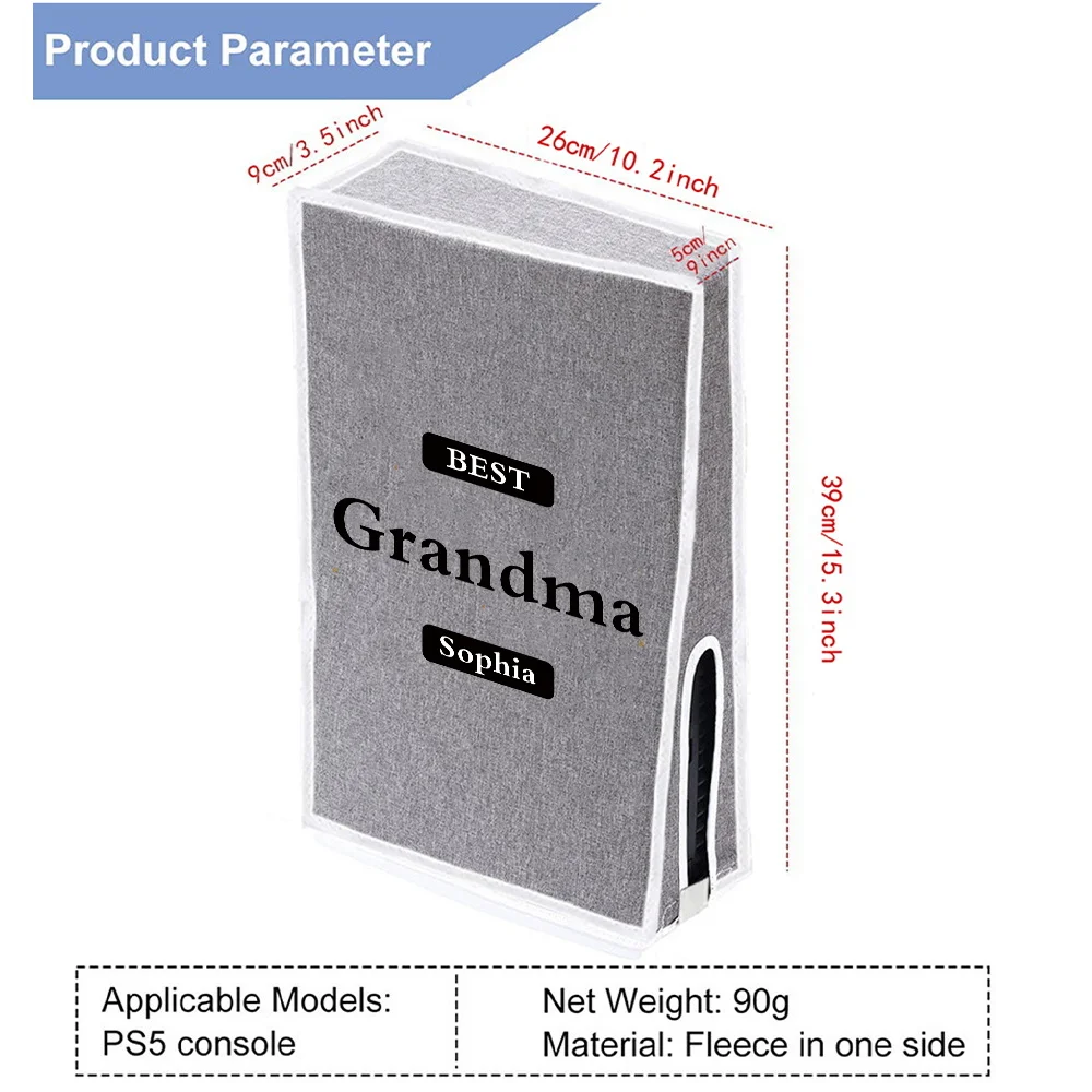 Personalized Customized Waterproof and Dustproof Protective Cover Suitable for PS5 Dustproof Cover