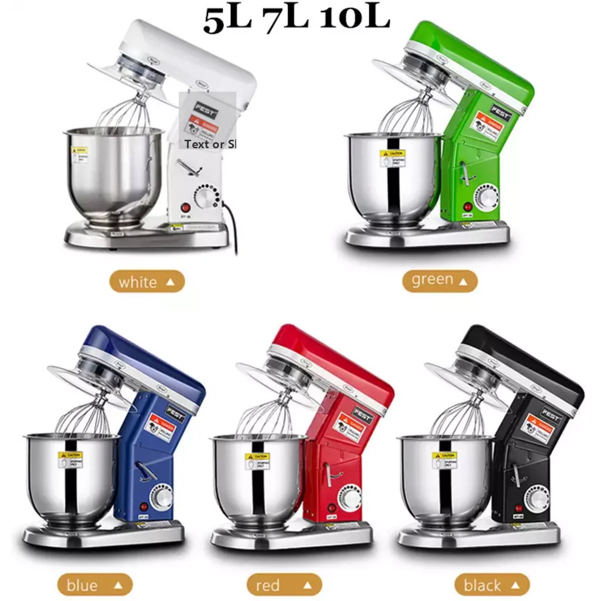 FEST planetary mixer 5L food processor dough kitchen stand   for home