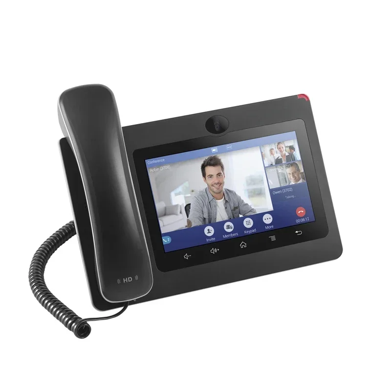 Android Video ip phone  GXV3370  Grandstream 16 SIP LINE 7 inch touch screen