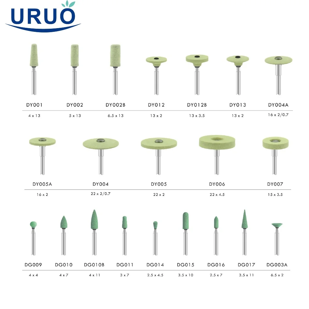 

Стоматологические керамические алмазные камни желтые полиры HP 2,35 мм средней зернистости для шлифовки циркония и всех керамических полировщиков коронного моста