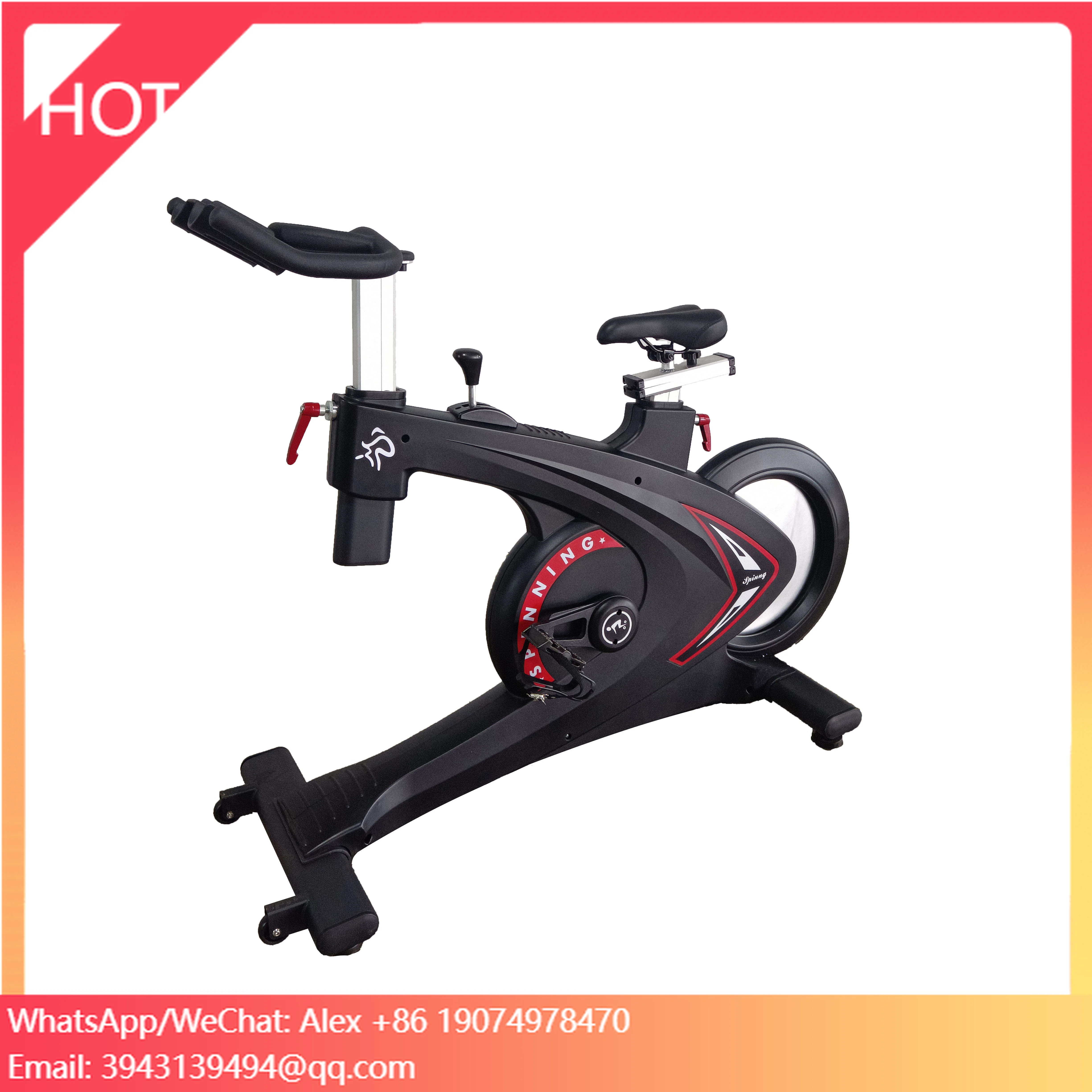 

Aerobic Exercise Commercial Magnetic Spinning Bike Magnetic Resistance Adjustment Stepless Speed Change Premium Gym Equipment