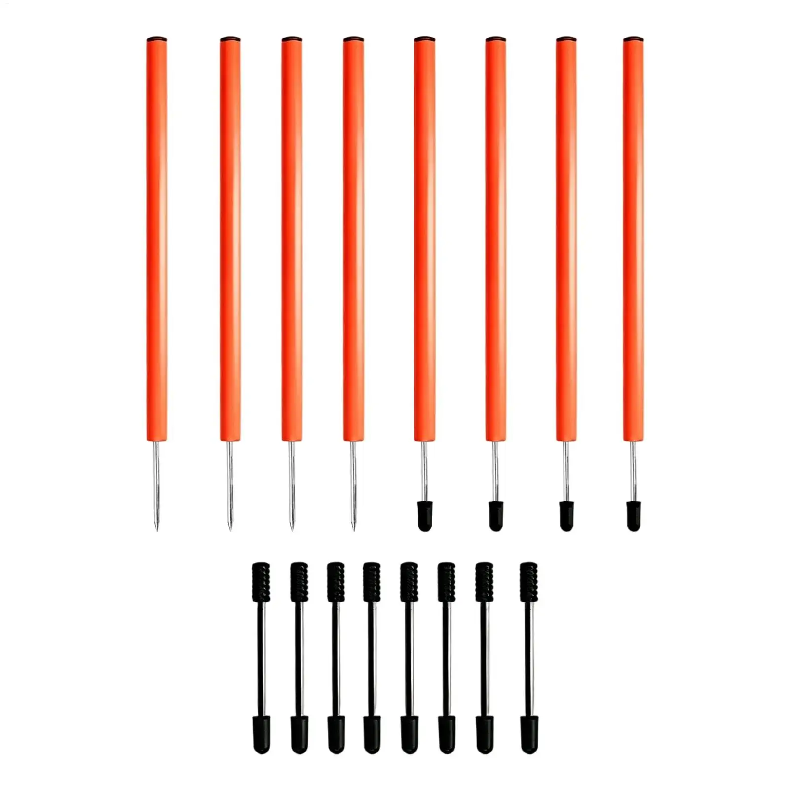 dog-agility-weave-poles-8-pieces-portable-lightweight-training-tool-dog-agility-course-backyard-set-for-soil-garden-backyard