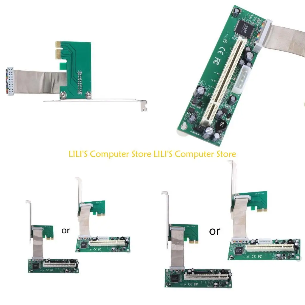 

A52B PCIE to PCI для карты преобразования Express x16 Адаптер преобразователя расширения PCI-E Bo