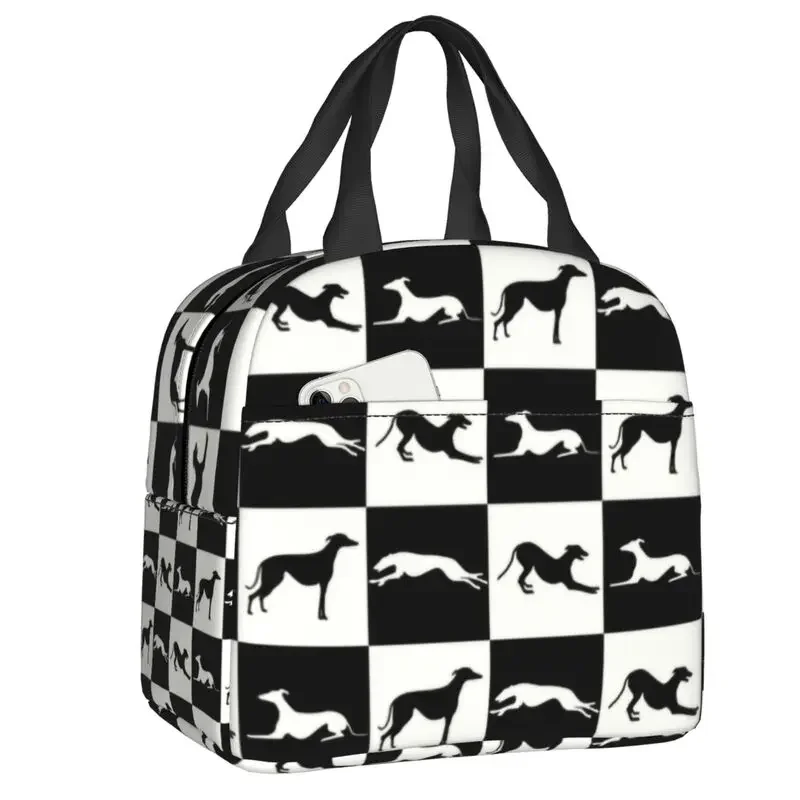 Greyt Greyhound Rainbow Lunch Bag Thermal Cooler Insulated Bento Box For Women Kids School Children Picnic Travel Food Tote Bags